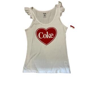 Lot Of 2 Vtg COCA COLA Tank Tops Sz XL Sleeveless NWT